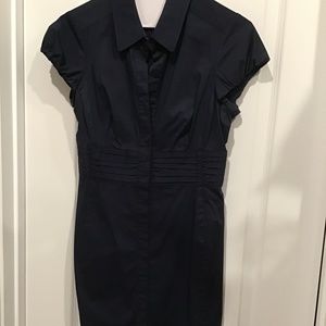 Detailed button down dress